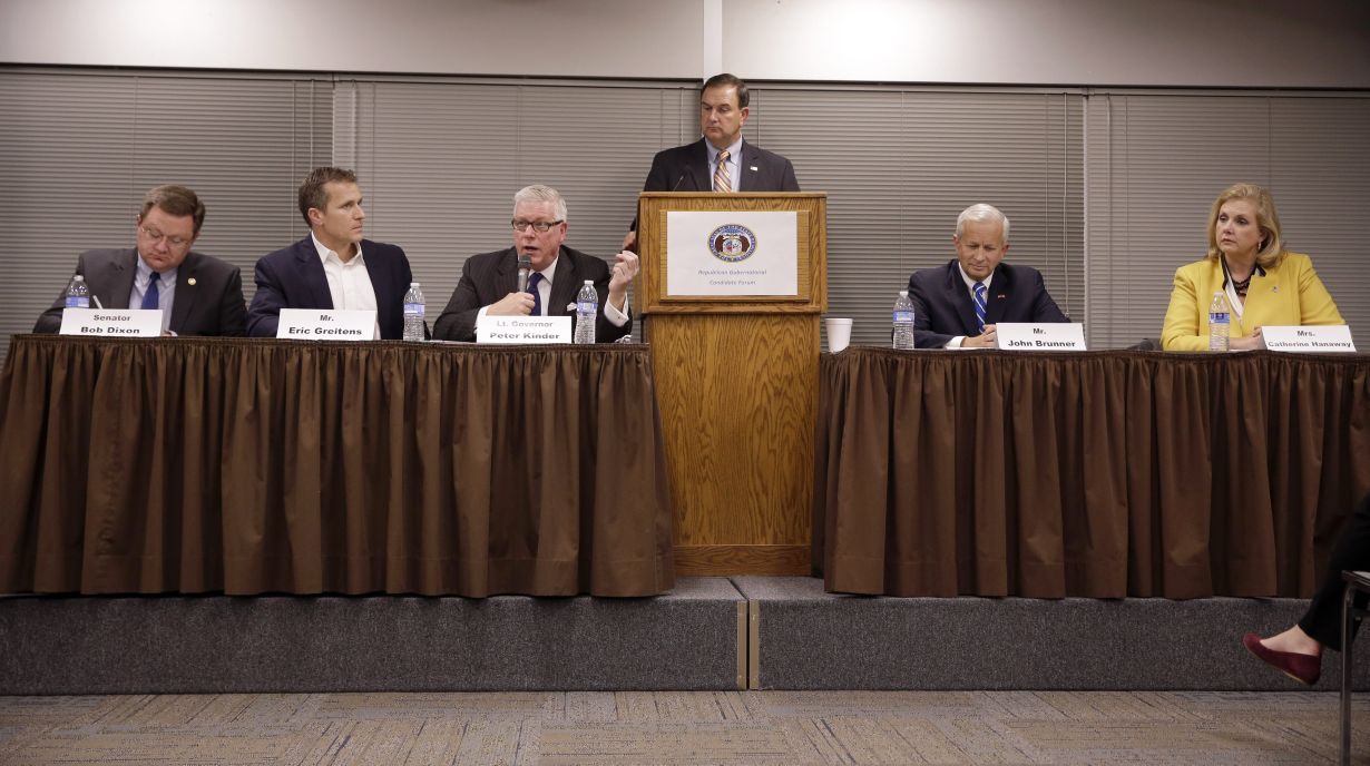 Bob Dixon, Eric Greitens, Peter Kinder, John Brunner, Mike Kehoe, Catherine Hanaway